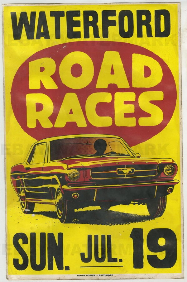 Waterford Hills Raceway (Waterford Hills Road Racing) - Vintage Poster (newer photo)